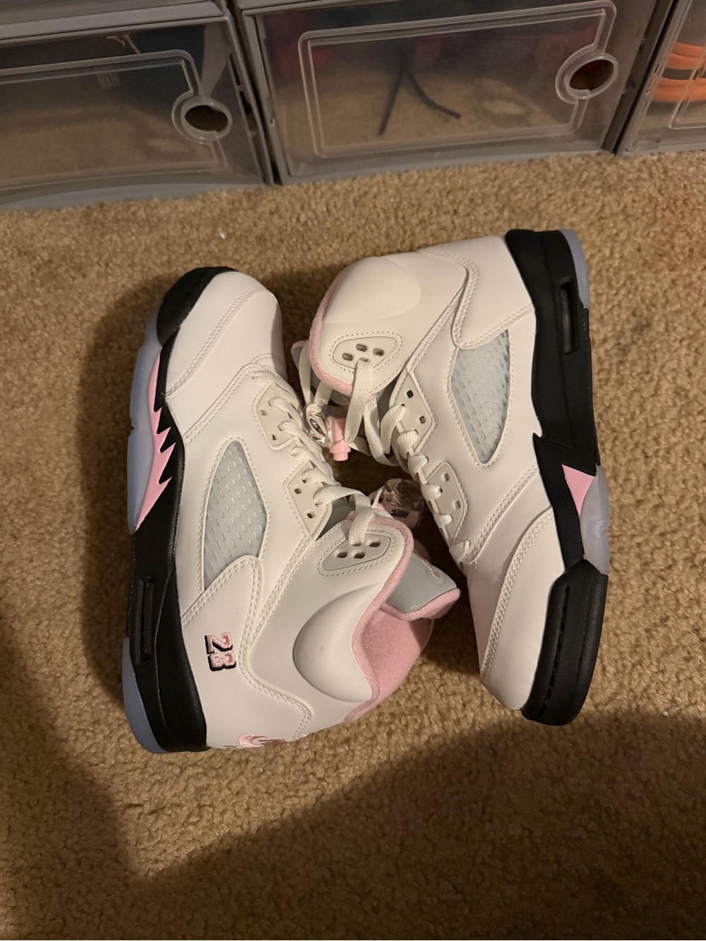 Air Jordan Retro 5 Arctic Pink